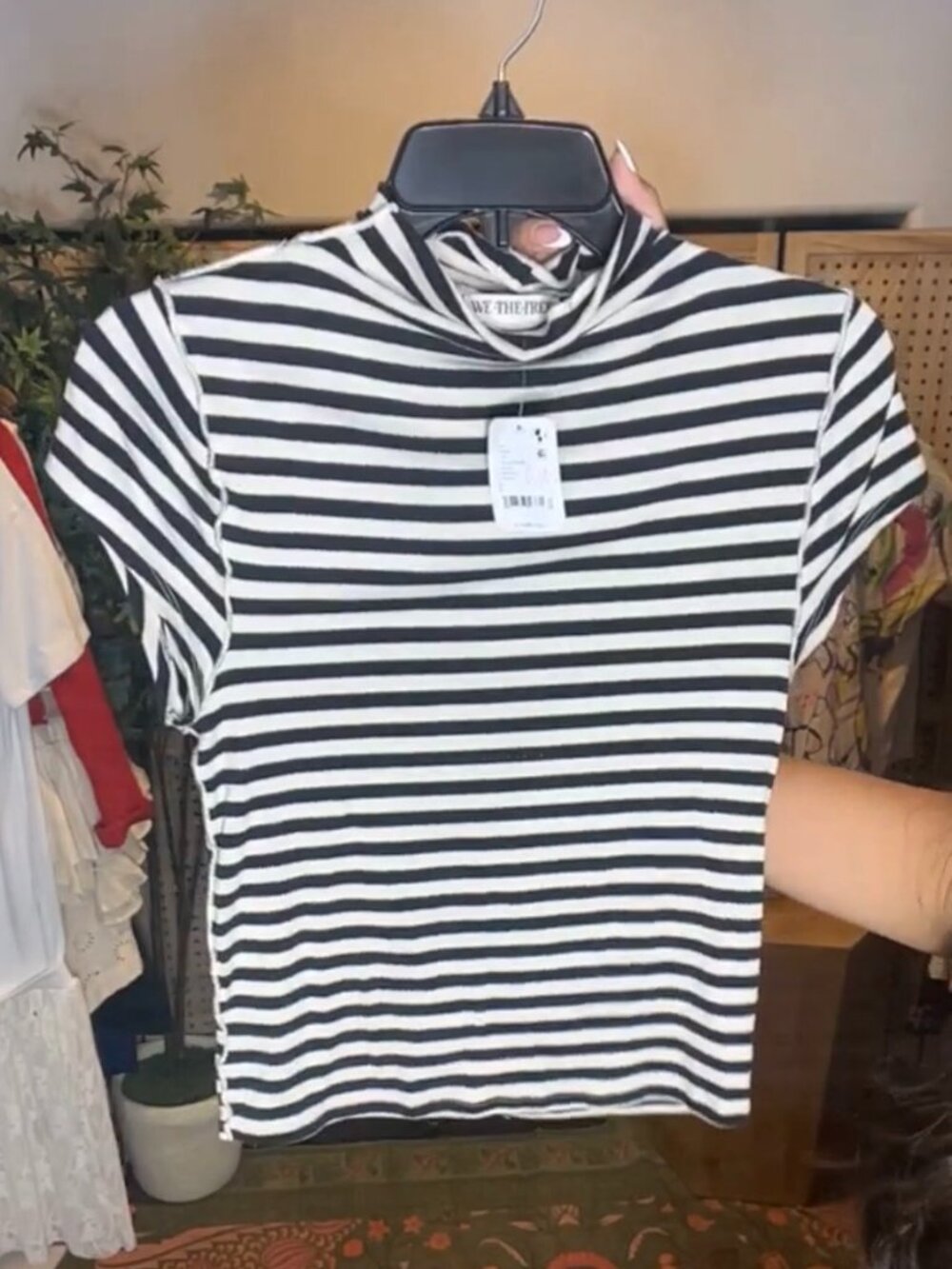 Free People - We The Free Lola Striped Tee - Size Large